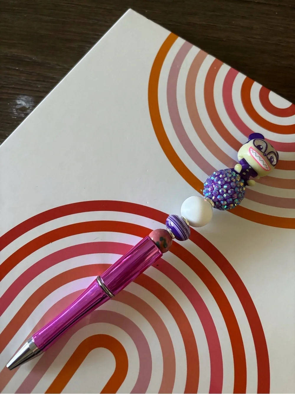 Disney Doorables: Nightmare Before Christmas: Vampire Teddy handmade beaded pen